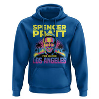 Spencer Pratt for Mayor Los Angeles Synthwave Graphic Hoodie Retro Neon California Supporter