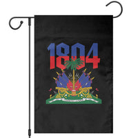Haiti 1804 Independence Year Graphic Garden Flag Haitian Pride Coat of Arms National Heritage