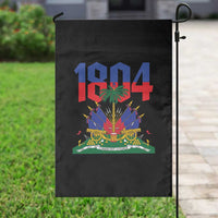 Haiti 1804 Independence Year Graphic Garden Flag Haitian Pride Coat of Arms National Heritage