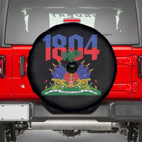 Haiti 1804 Independence Year Graphic Spare Tire Cover Haitian Pride Coat of Arms National Heritage