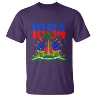 Haiti 1804 Independence Year Graphic T Shirt Haitian Pride Coat of Arms National Heritage