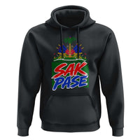 Sak Pase Haitian Creole Greeting Hoodie National Crest Cultural Haiti Pride