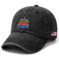 Sak Pase Haitian Creole Greeting Washed Cotton Baseball Cap National Crest Cultural Haiti Pride