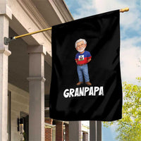 Granpapa Haitian Creole Grandpa Pride Garden Flag Grandfather Hispanic Haiti Heritage Father's Day