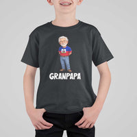 Granpapa Haitian Creole Grandpa Pride T Shirt For Kid Grandfather Hispanic Haiti Heritage Father's Day