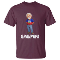 Granpapa Haitian Creole Grandpa Pride T Shirt Grandfather Hispanic Haiti Heritage Father's Day
