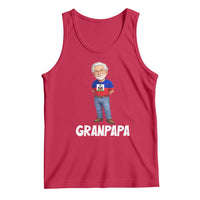 Granpapa Haitian Creole Grandpa Pride Tank Top Grandfather Hispanic Haiti Heritage Father's Day