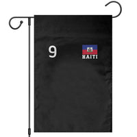 Haiti Soccer Jersey Style Number 9 Graphic Garden Flag Haitian Flag Football Sports Fan