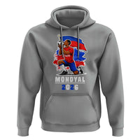 Mondyal 2026 Haiti Soccer Player Victory Celebration Graphic Hoodie Haitian Flag Football Sports Fan