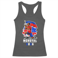 Mondyal 2026 Haiti Soccer Player Victory Celebration Graphic Racerback Tank Top Haitian Flag Football Sports Fan