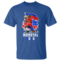 Mondyal 2026 Haiti Soccer Player Victory Celebration Graphic T Shirt Haitian Flag Football Sports Fan