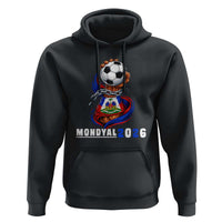 Mondyal 2026 Haiti Freedom Fist Broken Chains Soccer Graphic Hoodie Haitian Flag Football Sports Fan