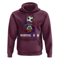 Mondyal 2026 Haiti Freedom Fist Broken Chains Soccer Graphic Hoodie Haitian Flag Football Sports Fan