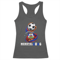 Mondyal 2026 Haiti Freedom Fist Broken Chains Soccer Graphic Racerback Tank Top Haitian Flag Football Sports Fan