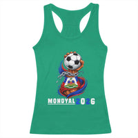 Mondyal 2026 Haiti Freedom Fist Broken Chains Soccer Graphic Racerback Tank Top Haitian Flag Football Sports Fan