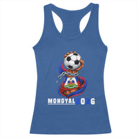 Mondyal 2026 Haiti Freedom Fist Broken Chains Soccer Graphic Racerback Tank Top Haitian Flag Football Sports Fan