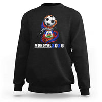 Mondyal 2026 Haiti Freedom Fist Broken Chains Soccer Graphic Sweatshirt Haitian Flag Football Sports Fan