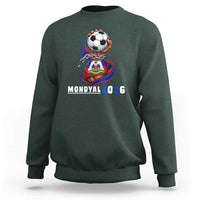 Mondyal 2026 Haiti Freedom Fist Broken Chains Soccer Graphic Sweatshirt Haitian Flag Football Sports Fan