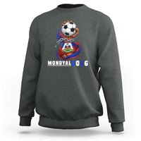 Mondyal 2026 Haiti Freedom Fist Broken Chains Soccer Graphic Sweatshirt Haitian Flag Football Sports Fan