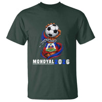 Mondyal 2026 Haiti Freedom Fist Broken Chains Soccer Graphic T Shirt Haitian Flag Football Sports Fan