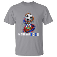 Mondyal 2026 Haiti Freedom Fist Broken Chains Soccer Graphic T Shirt Haitian Flag Football Sports Fan