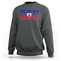 Zoe Haitian Pride Sweatshirt Haiti Flag Culture Heritage Pride