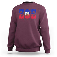 Zoe Haitian Pride Sweatshirt Haiti Flag Culture Heritage Pride
