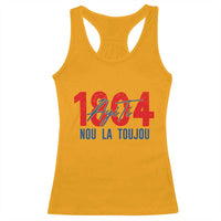 Haiti 1804 Ayiti Nou La Toujou Racerback Tank Top Independence Haiti Heritage Pride