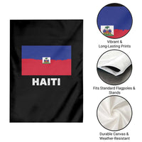 Vintage Distressed Haiti Flag Garden Flag Haitian Heritage Pride