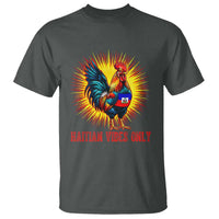 Proud Haitian Rooster Flag T Shirt Majestic National Symbol Haiti Heritage Pride