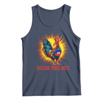 Proud Haitian Rooster Flag Tank Top Majestic National Symbol Haiti Heritage Pride