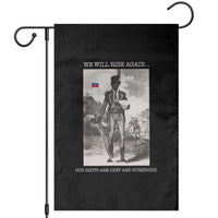 Haitian Revolution Toussaint Louverture Garden Flag We Will Rise Again Historic Graphic
