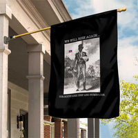 Haitian Revolution Toussaint Louverture Garden Flag We Will Rise Again Historic Graphic