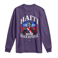 1804 First Black Republic Vintage Graphic Long Sleeve Shirt Jean Jacques Dessalines Historic
