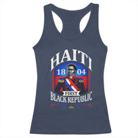 1804 First Black Republic Vintage Graphic Racerback Tank Top Jean Jacques Dessalines Historic