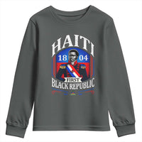 1804 First Black Republic Vintage Graphic Youth Sweatshirt Jean Jacques Dessalines Historic