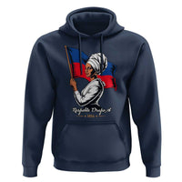 Respekte Drapo A 1804 Haitian Independence Day Hoodie Proud Haitian Woman Flag Heritage