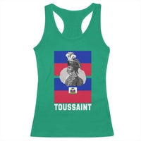 Toussaint Louverture Haitian Revolution Leader Racerback Tank Top Vintage General Portrait Haiti Freedom History