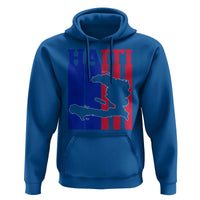 Vintage Retro Map of Haiti Hoodie Haitian Heritage Pride Travel Souvenir