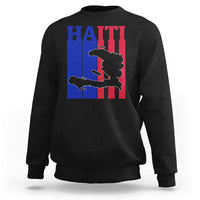 Vintage Retro Map of Haiti Sweatshirt Haitian Heritage Pride Travel Souvenir