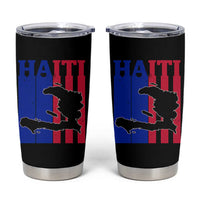 Vintage Retro Map of Haiti Tumbler Cup Haitian Heritage Pride Travel Souvenir