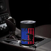 Vintage Retro Map of Haiti Tumbler Cup Haitian Heritage Pride Travel Souvenir
