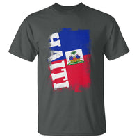 Haiti Flag Distressed Flag Graphic T Shirt Haitian Heritage Pride