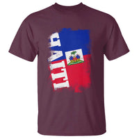 Haiti Flag Distressed Flag Graphic T Shirt Haitian Heritage Pride