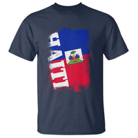 Haiti Flag Distressed Flag Graphic T Shirt Haitian Heritage Pride