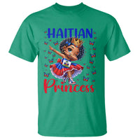Cute Dabbing Haitian Princess Kids Graphic T Shirt Haiti Heritage Pride