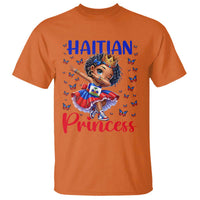 Cute Dabbing Haitian Princess Kids Graphic T Shirt Haiti Heritage Pride
