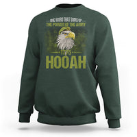 US Soldier Sweatshirt One Word That Sums Up The Power Of The Army 1775 Hooah - Wonder Print Shop