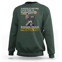 American Veteran Sweatshirt In Support Of Those Who Life For A Purpose Bigger Than Themselves - Wonder Print Shop