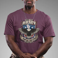 American Veteran T Shirt Since 1775 Army Proud To Have Served Veterant - Wonder Print Shop